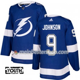 Tampa Bay Lightning Tyler Johnson 9 Adidas 2017-2018 Blau Trikot Authentic - Kinder